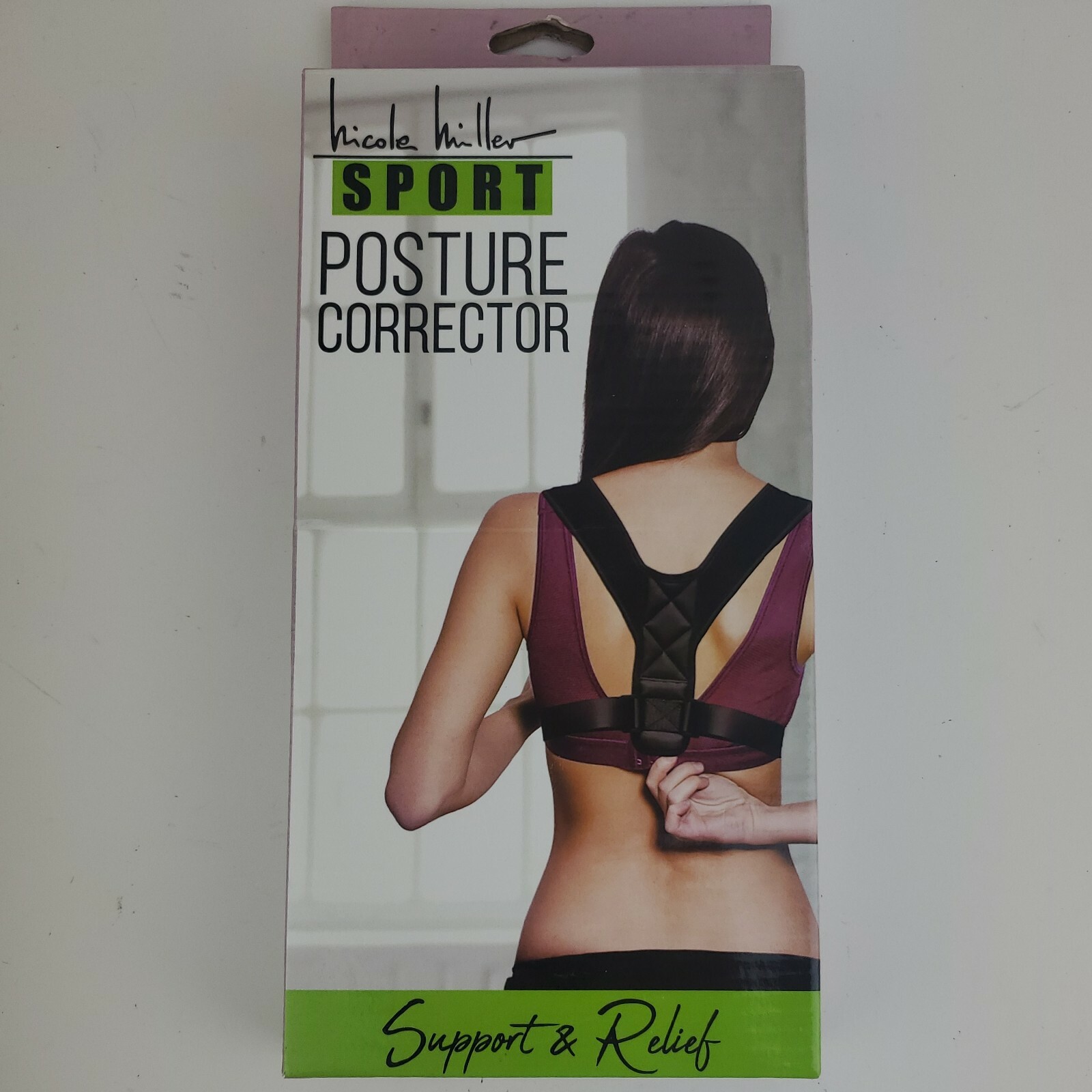 Nicole Miller Sport Posture Corrector. One Size Fits Most. Color Black