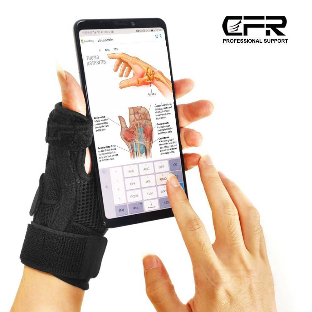 WRIST HAND BRACE SUPPORT Sprain Splint ARTHRITIS BRACE Thumb BANDAGE WRAP GYM