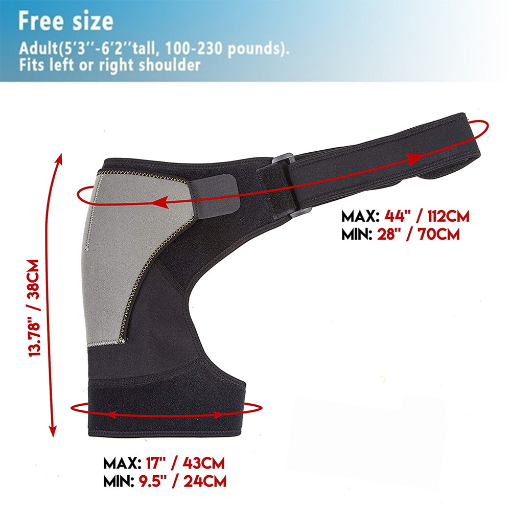 Shoulder Brace Support Protector Brace Torn Rotator Cuff Pain Relief Left/Right