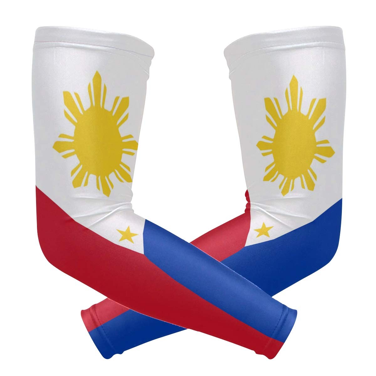 Philippines Flag Cooling Arm Sleeves Cover Uv Sun Protection for Men Women Ru…