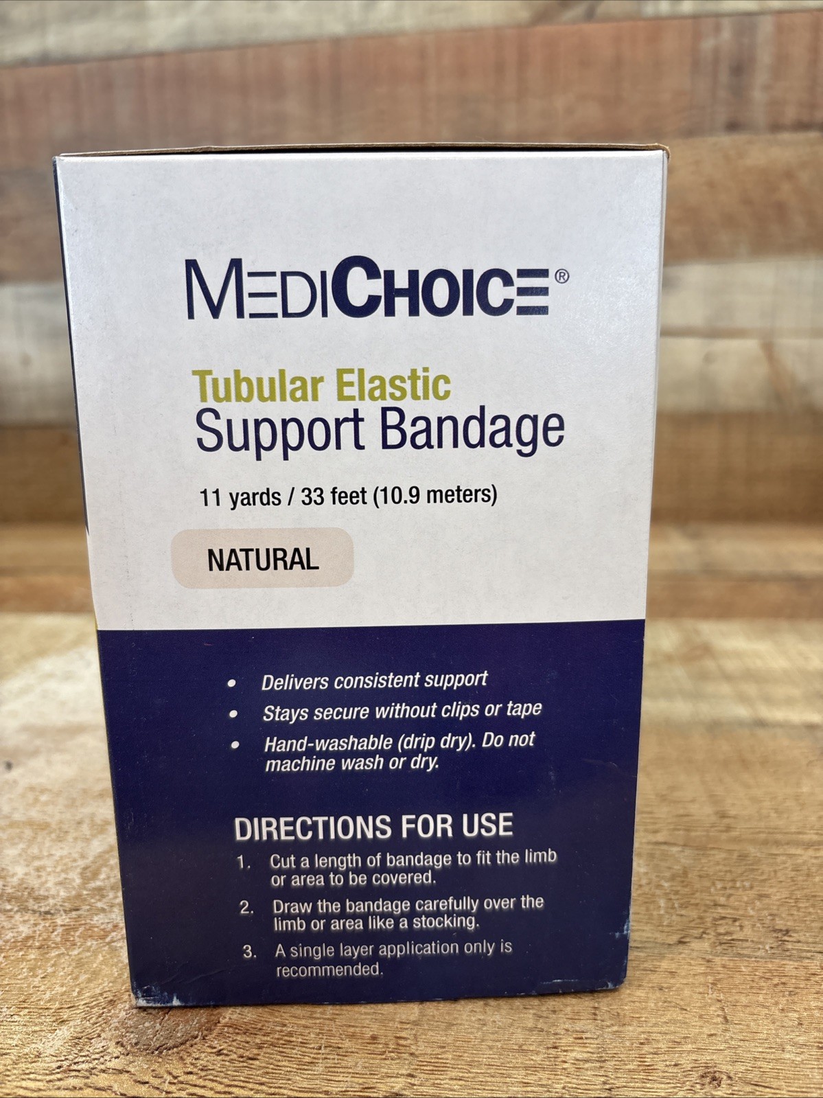 MediChoice Quality Tubular Elastic Support Bandage Natural Sz F 4” x 11 yds