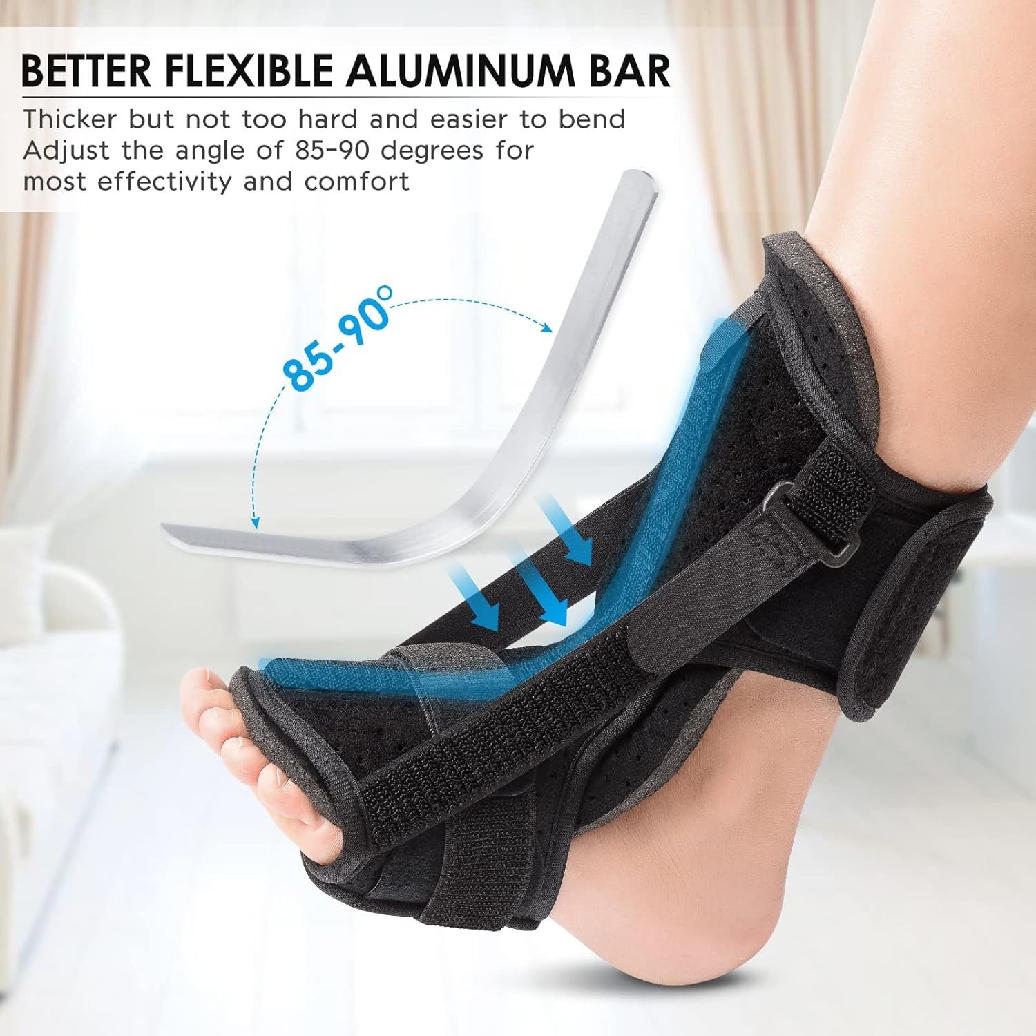 Essential Ankle Support Splint: Soft Foam & Flexible Design for Foot Pain Relief