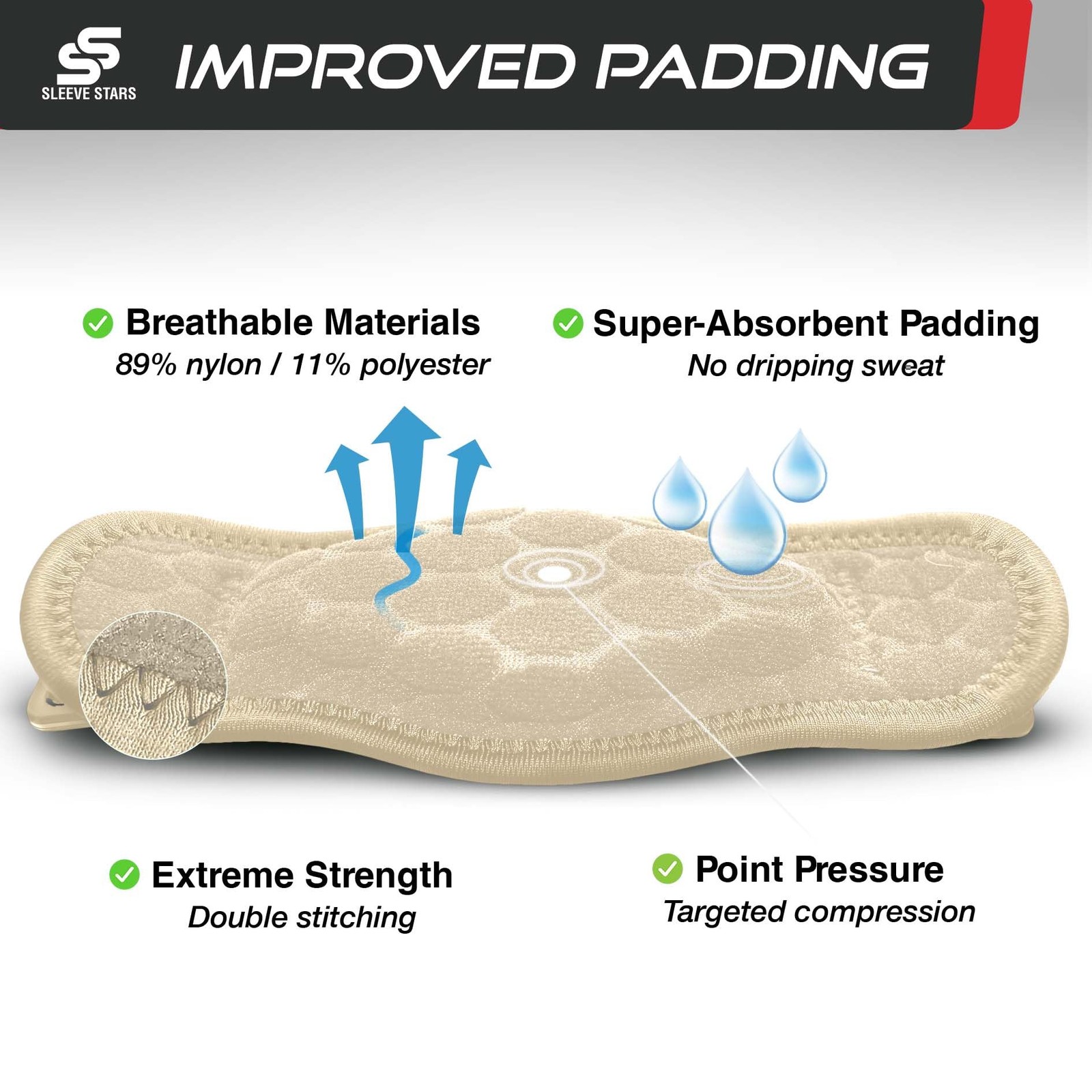 Sleeve Stars Tennis Elbow Brace for Men & Women, Tendonitis Elbow Brace & Strap