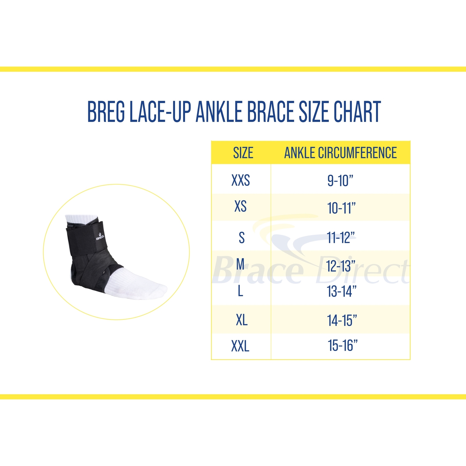 Breg Lace-Up Ankle Brace