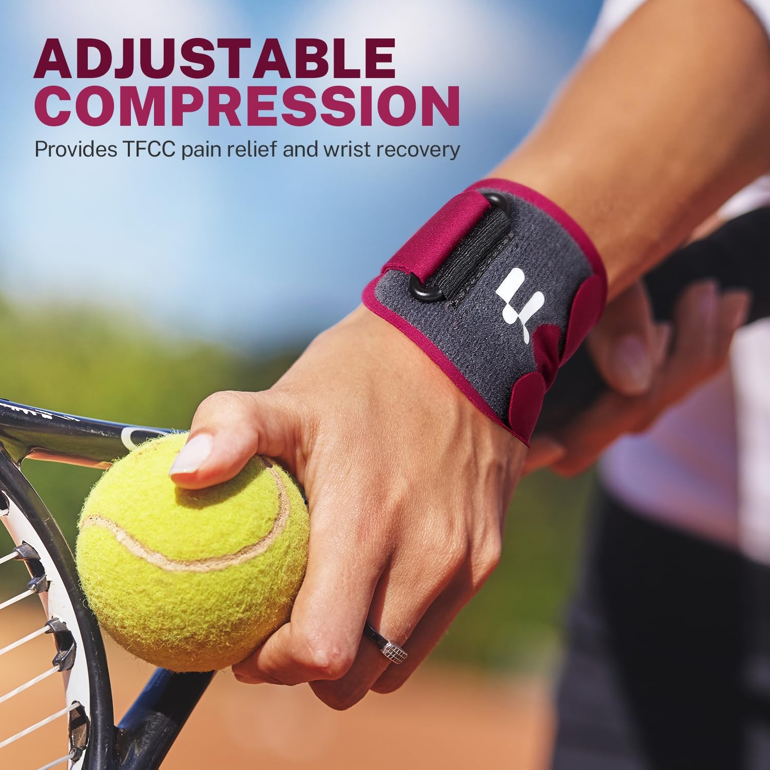 Ultra Thin TFCC Wrist Brace with Targeted 3D Gel Pad Support