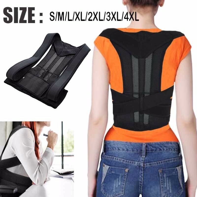 Posture Corrector Back Support Brace Figure 8 Clavicle Upper Neck Pain Relief US