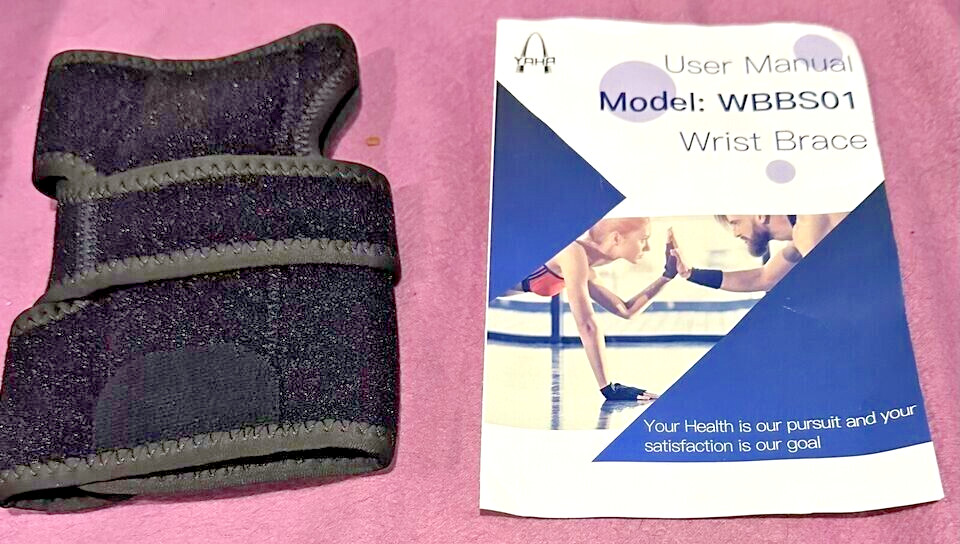 YAHA WRIST BRACE MODEL WBBSO1 RIGHT HAND S/M NEW