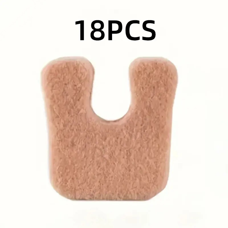 6-72PCS U-Shaped Felt Callus ,Protect Calluses from Rubbing on Shoes,Reduce