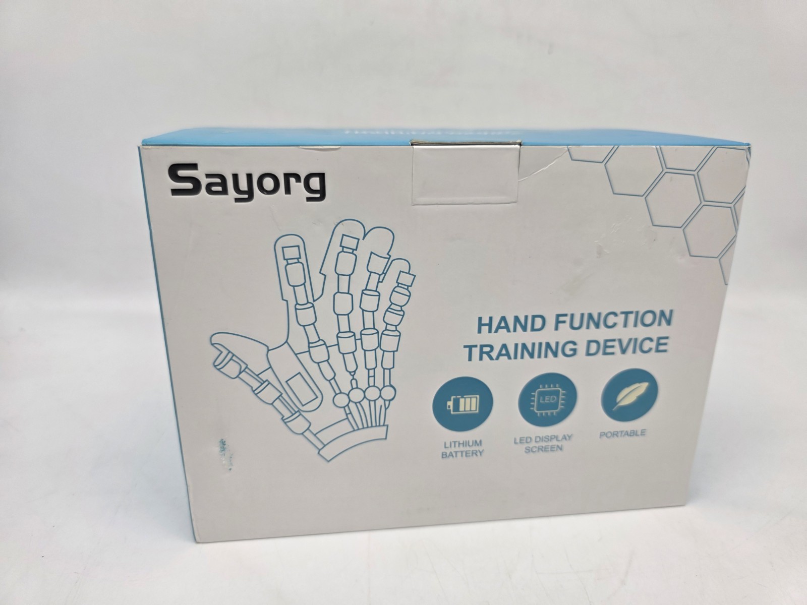 BRAND NEW • SAYORG • REHABILITATION ROBOTIC GLOVE right hand TRAINING DEVICE