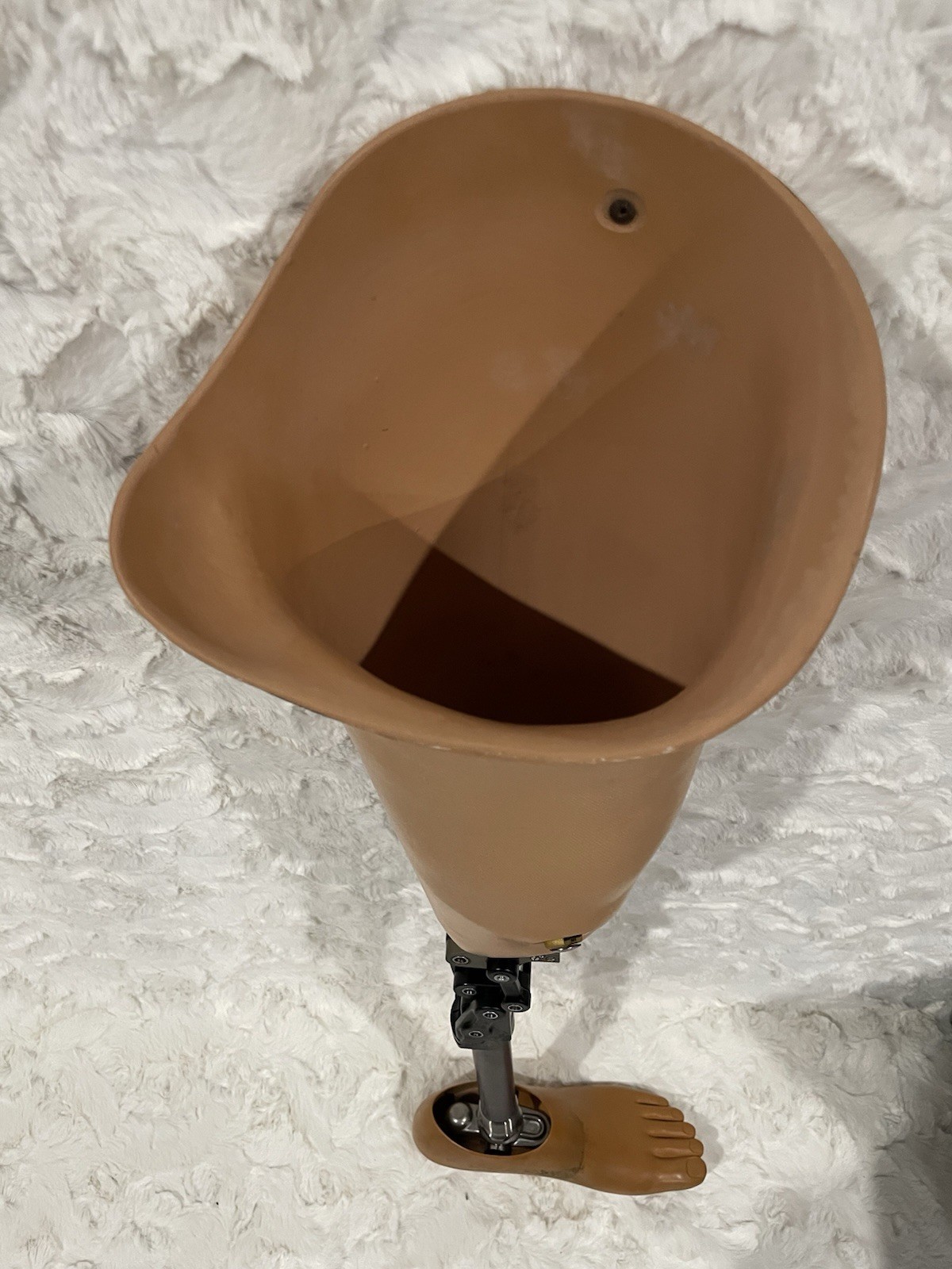 Otto Bock Titan Pedilan Beige Left Above knee Prosthetic Leg Size 27