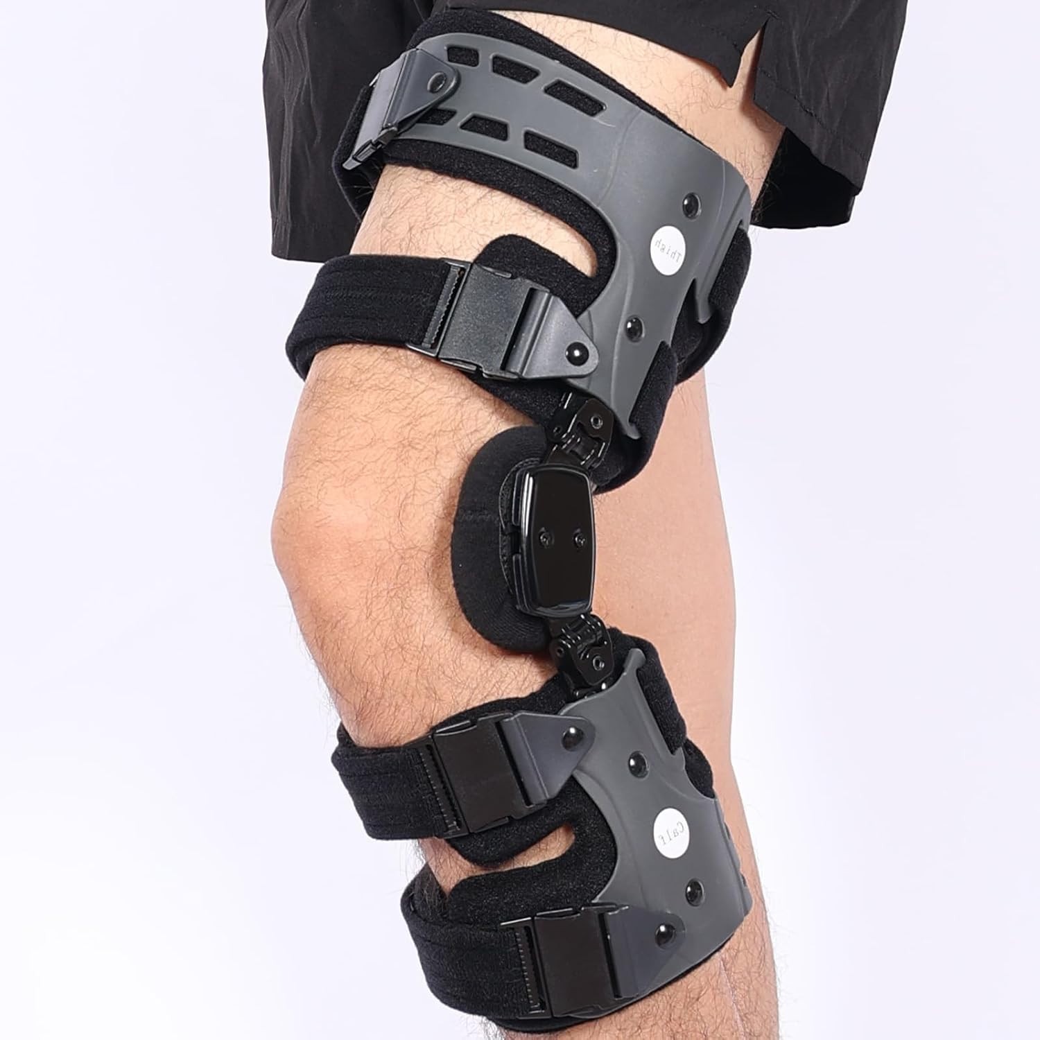 Osteoarthritis OA Knee Brace (Gray/Right) Medial & Lateral Support