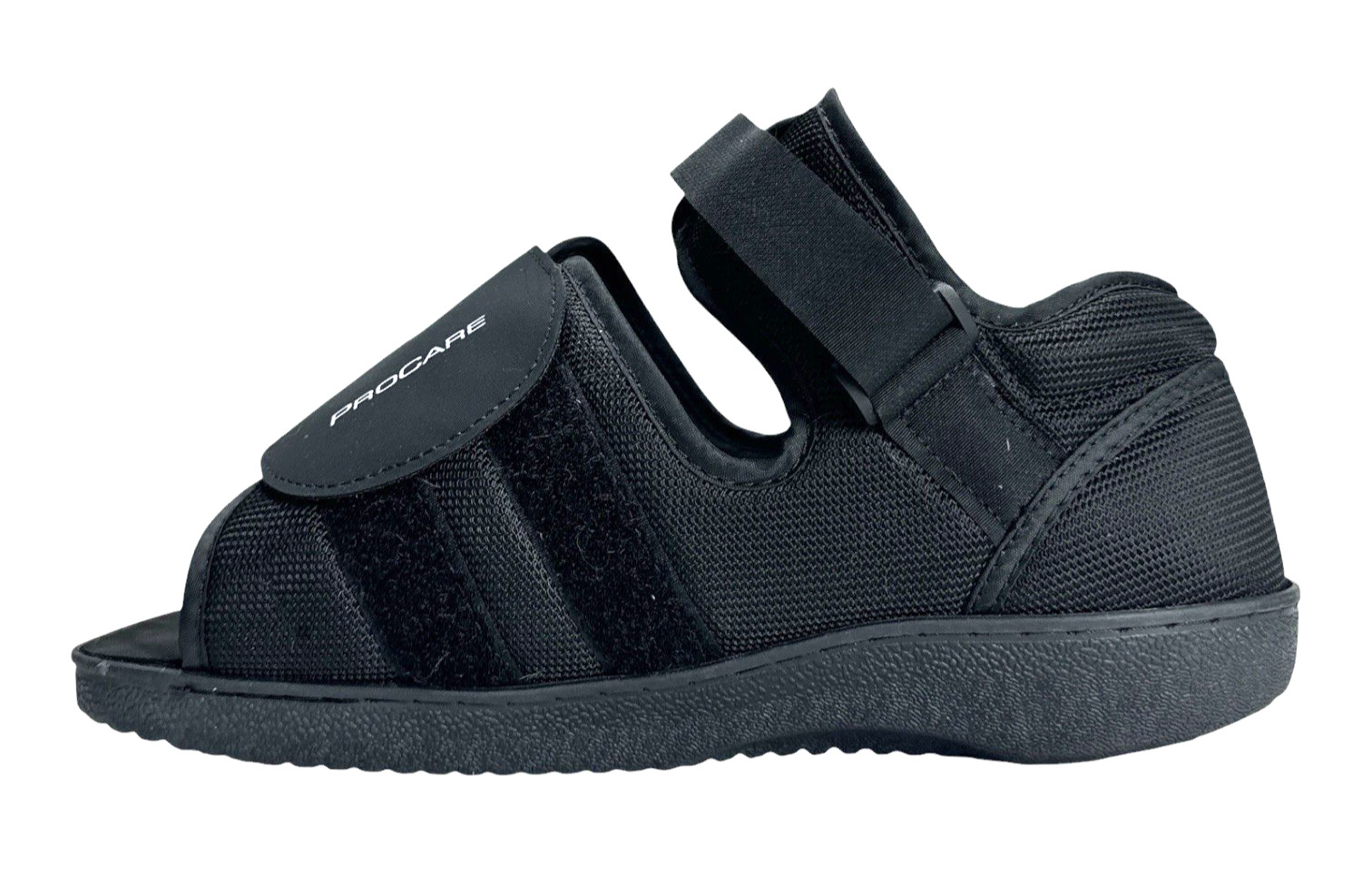 ProCare Medical Post Op Surgical Shoe Black Open Toe Size Medium