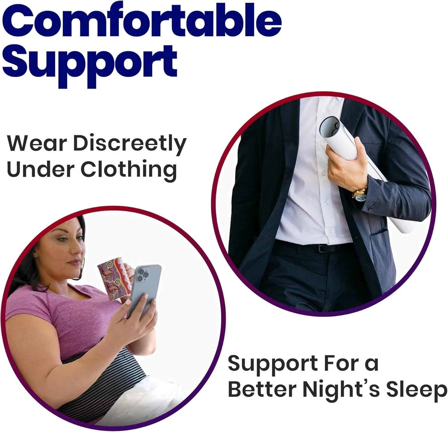 Hernia Belt for Men or Women C Section Belly Binder & Abdominal Binder (XXL)