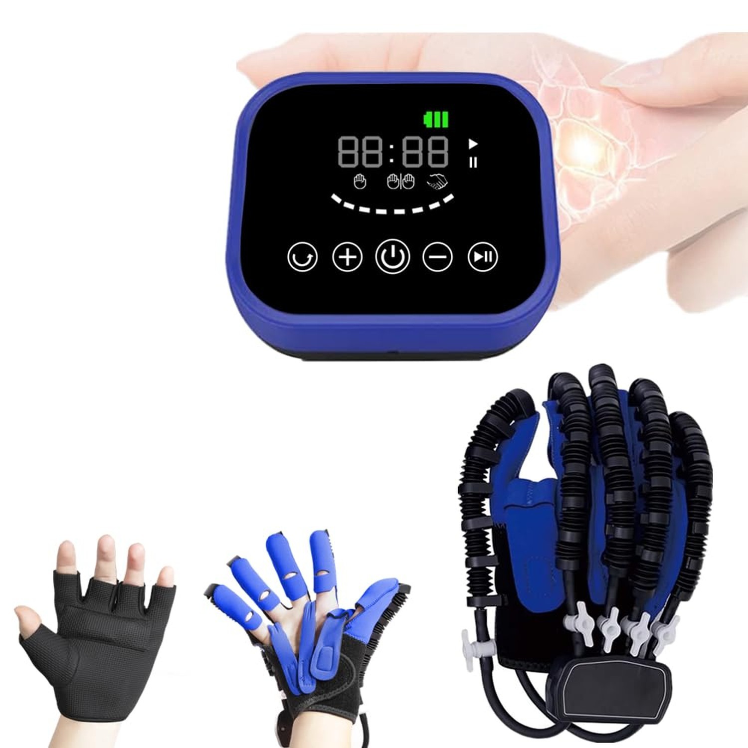 Rehabilitation Robot Gloves,Stroke Hemiplegia Hand Recovery Equipment,Hand Ex…