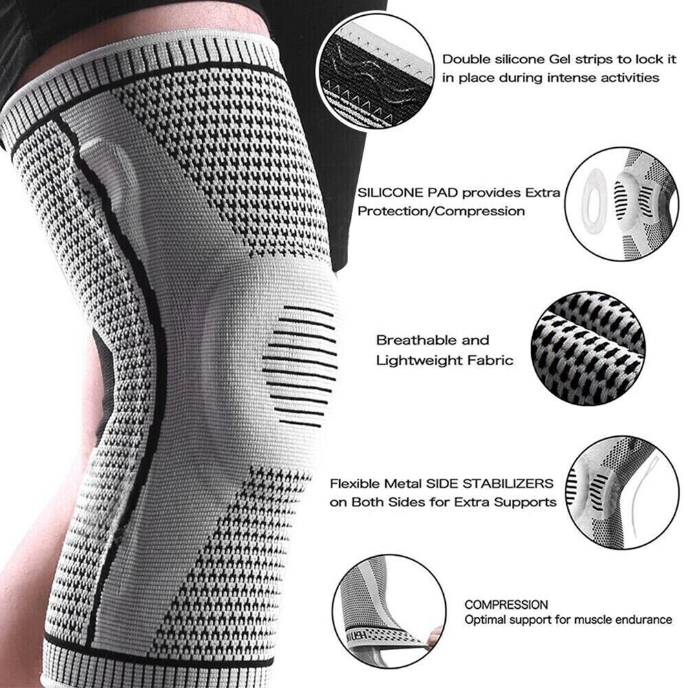 X1 For Sport Joint Pain Arthritis Relief Knee Sleeve Compression Brace Support