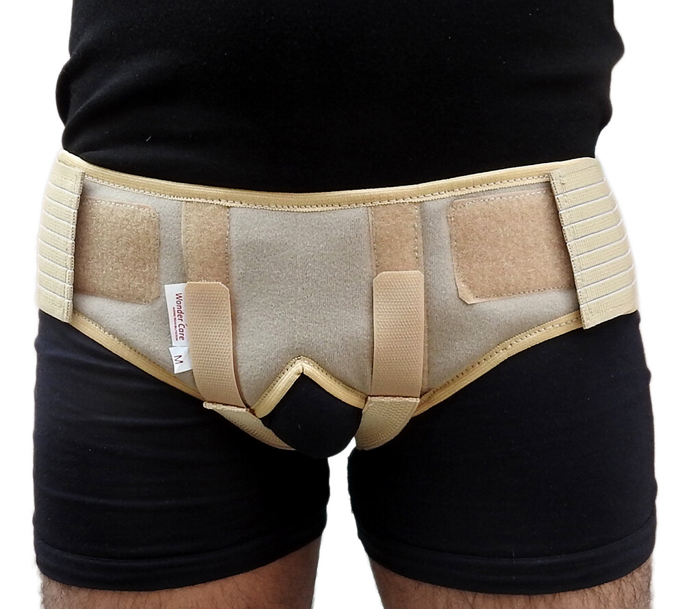 Double Inguinal Padded Hernia Support Belt Truss brace Hania Belt size S M L XL