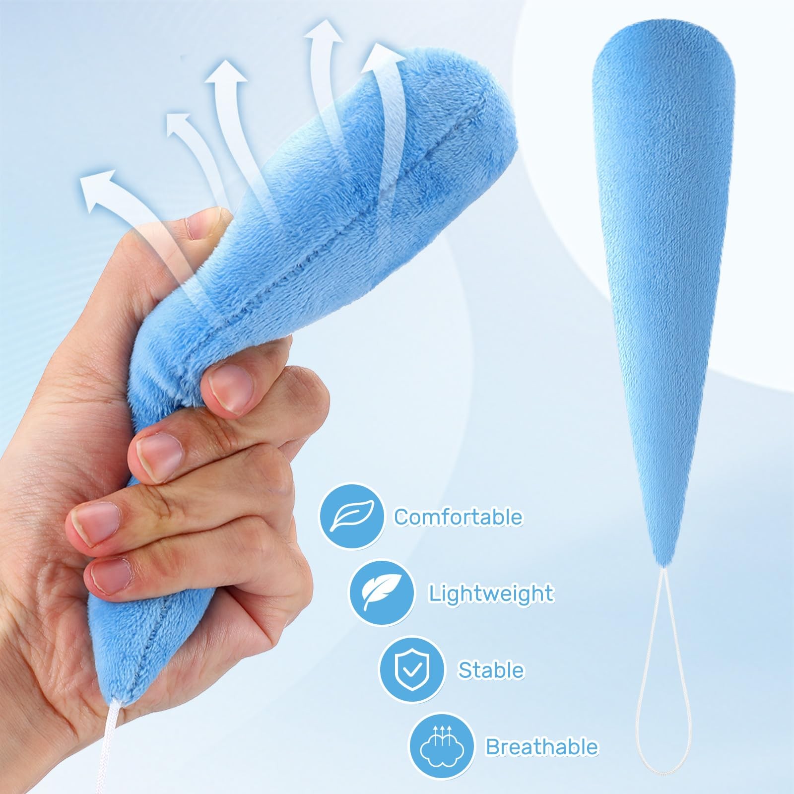 Palm Protector Hand Carrot Shape Contracture Cushion Finger Support 4 PCS