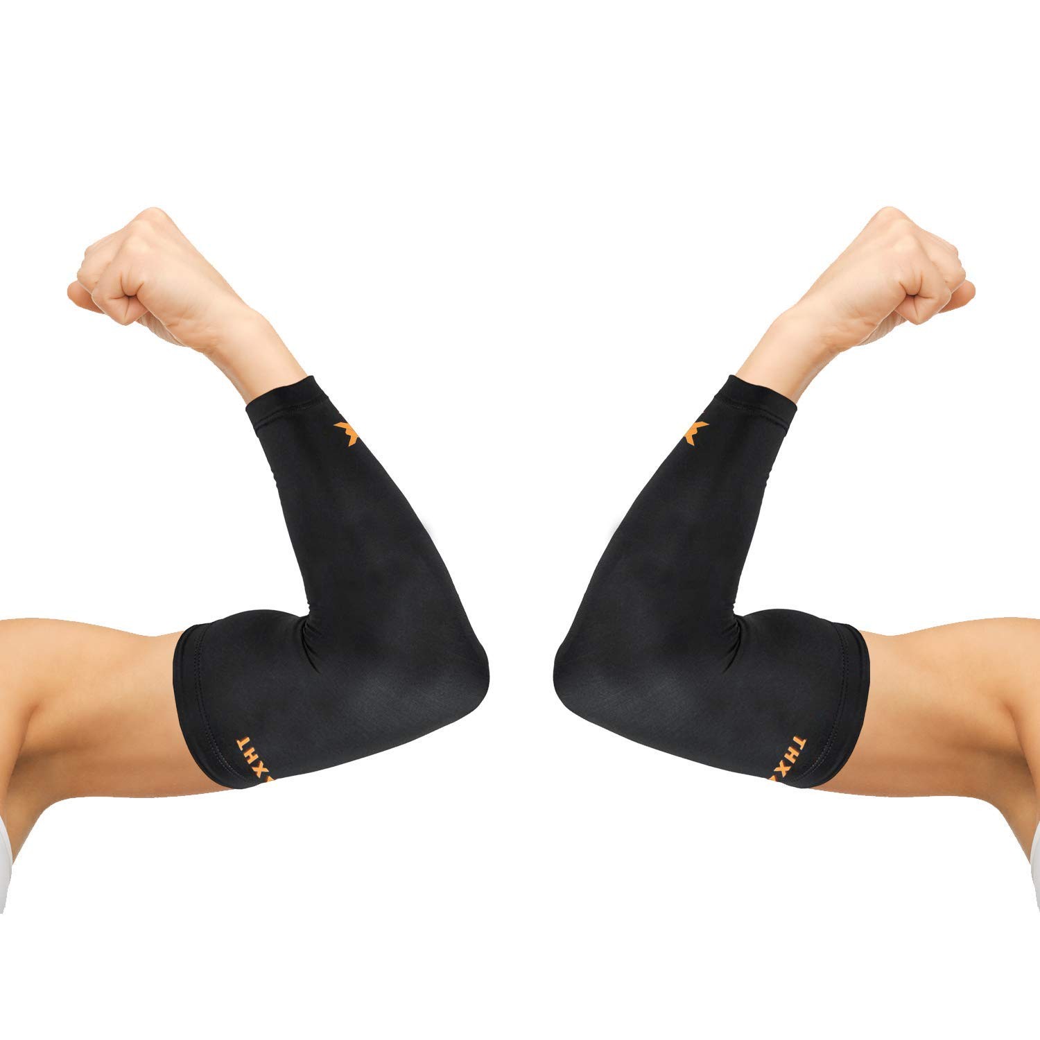 Elbow Compression Sleeve(2 Pieces) – 1Copper Infused Support –Guaranteed Reco…