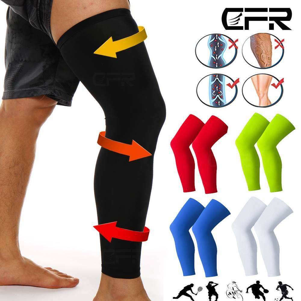 Copper Compression Socks Calf Shin Leg Protector Running Fitness Medical Sleeve