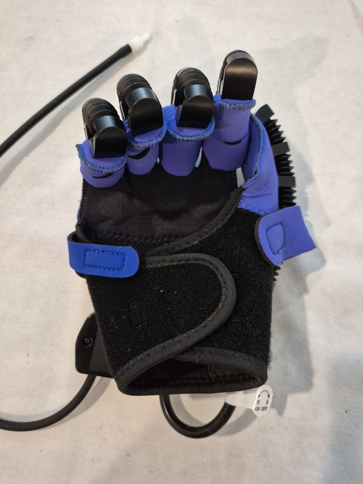 FOCUBOODY Rehabilitation Right Robot Glove Replacement Only Size XL Blue
