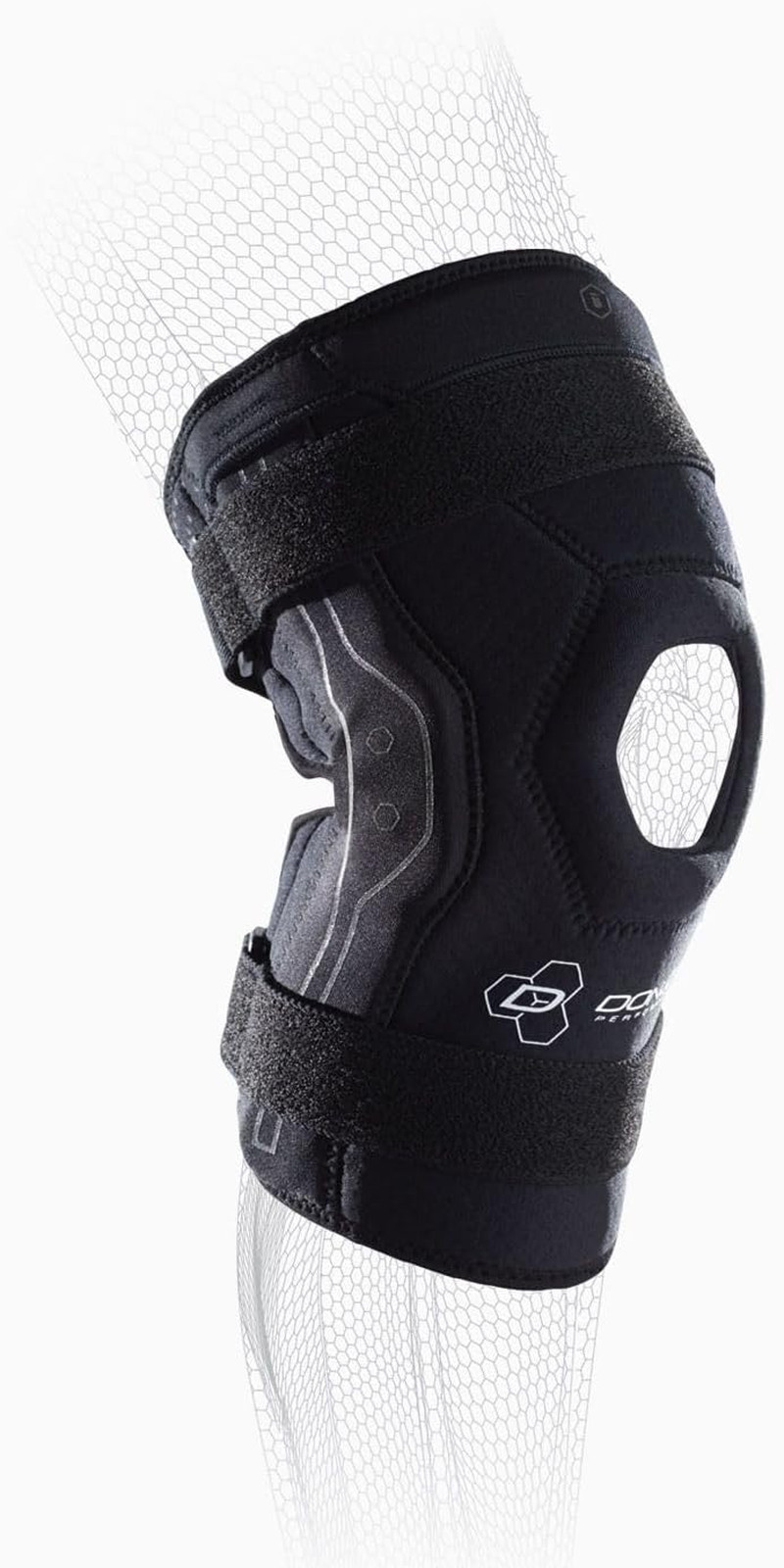 Bionic Knee Brace – Hinged, Adjustable Patella Support, Lateral / Medial Ligamen