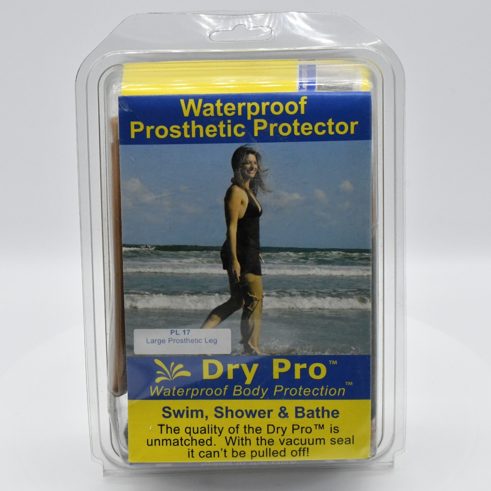 NEW DryPro Waterproof Prosthetic Leg Cover Large PL-17 Swim Shower