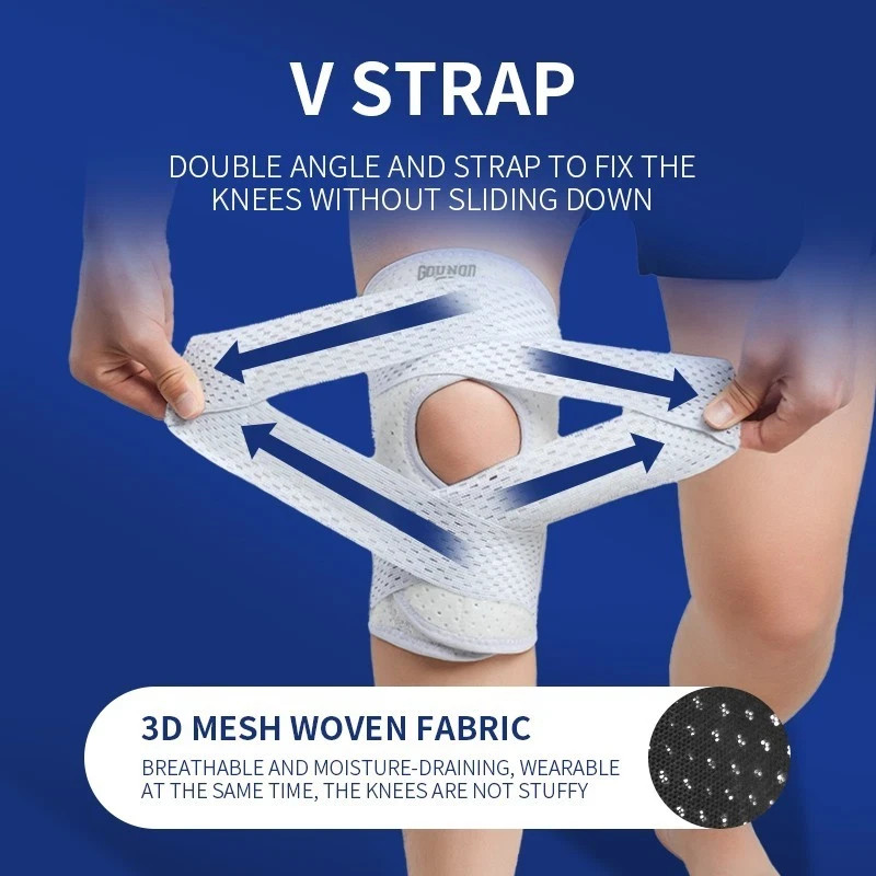 Knee Brace Support Patella Stabilizer Strap Arthritis Running Tendon Pain Relief