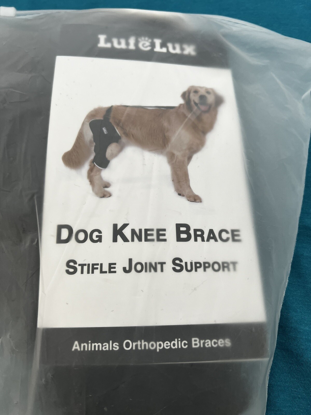 Dog Knee Brace RIGHT Hind Leg EXTRA LARGE ACL Patella Arthritis Joint Support