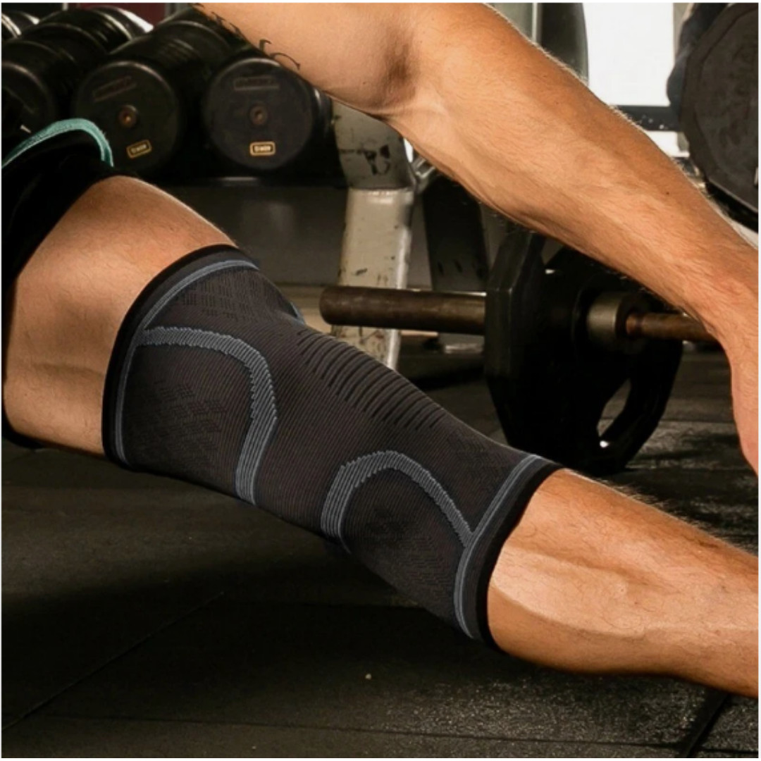 Knee Brace Compression Sleeve Hinged Joint Support Open Patella Stabilizer Wrap