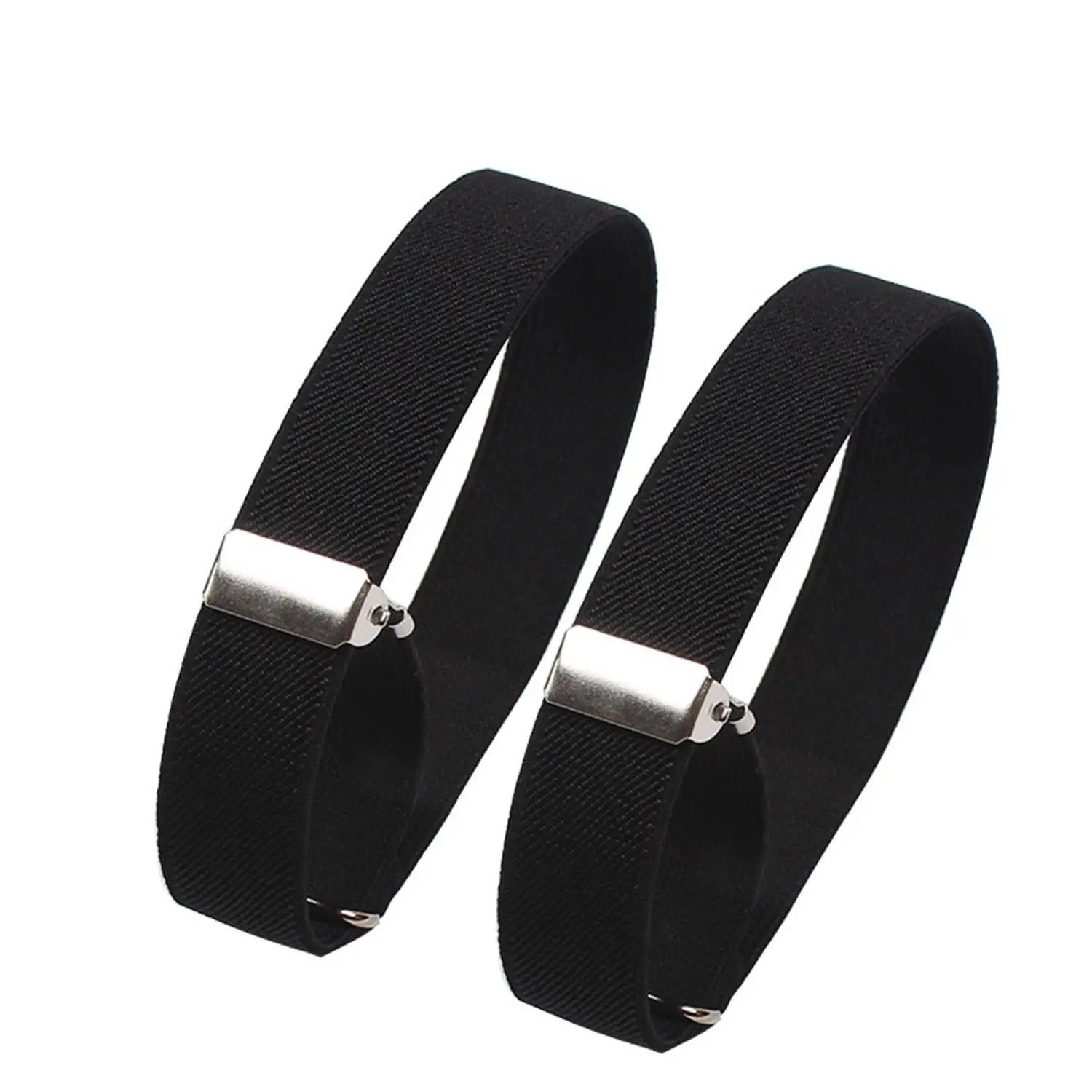 Shirt Sleeve Holders Arm Bands Elastic Adjustable Anti Slip Pair