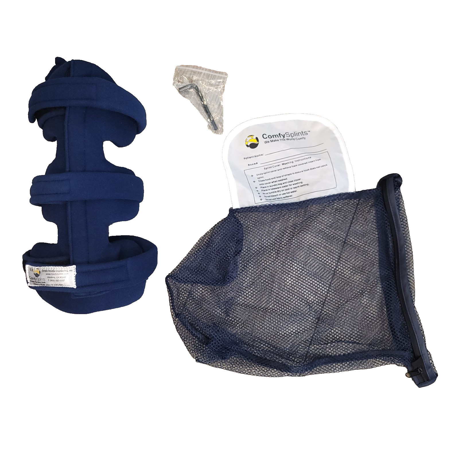 Comfy Splints Rest Hand W/Five Straps Finger Separator Included Adult Universal