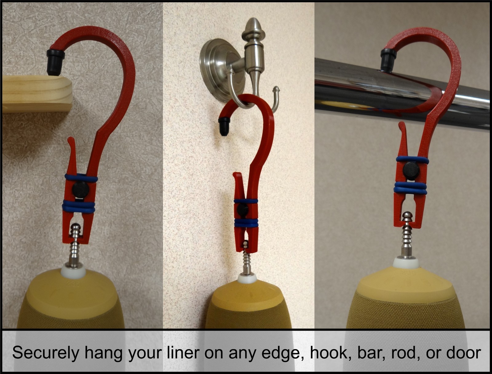 Lock Jaw Liner Hook – Hang prosthetic liners WillowWood Alps Ossur drying stand
