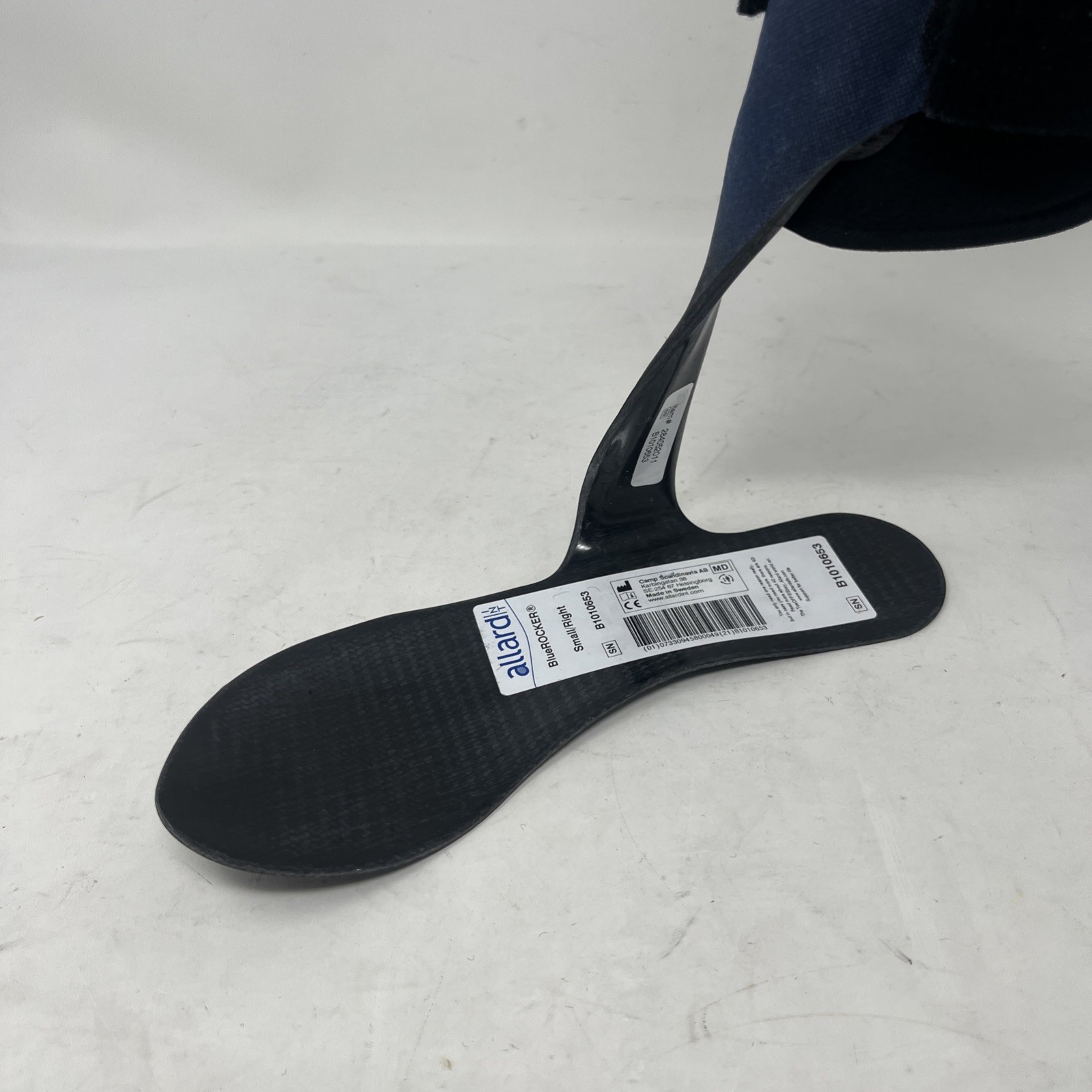 Allard BlueRocker Right Small S Adjustable Blue Black Leg & Foot Orthosis