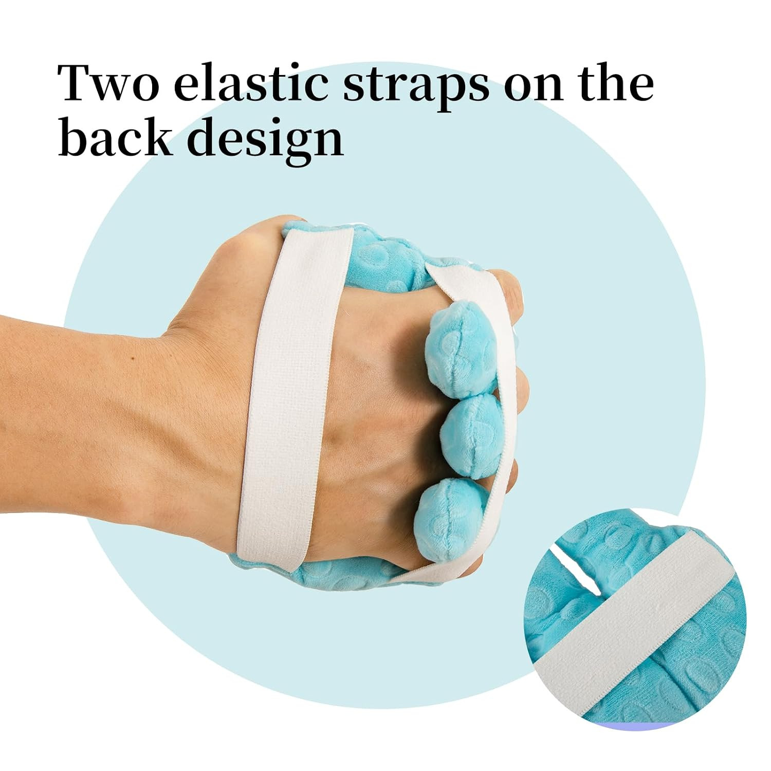 2 Pack Hand Contracture Cushions Palm Grip for Cramps and Recovery Finger Sepere