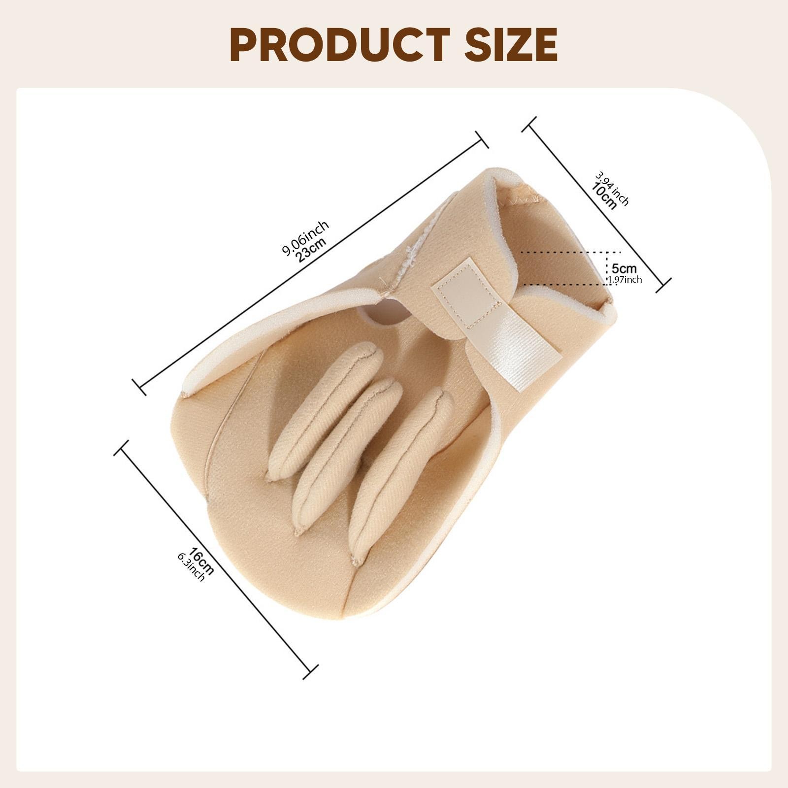 Finger Separator Glove Padding Pillow Training Device Prevente Aid Hand