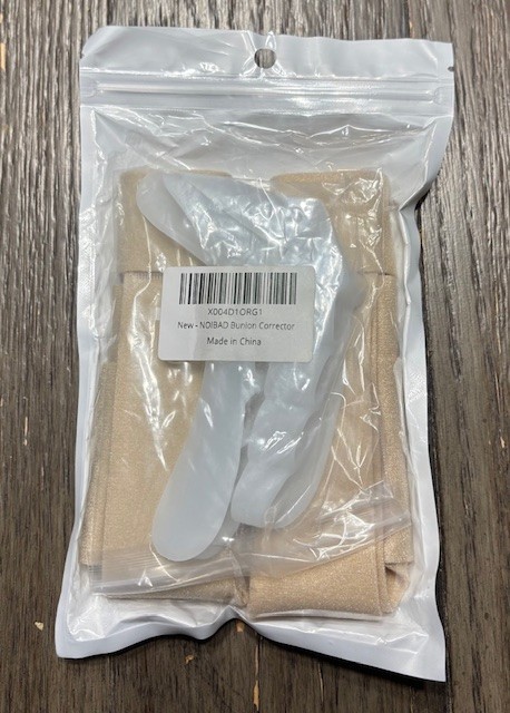 Bunion Corrector Toe Straightener Splint Set – Hallux Valgus Support Brace – Adj