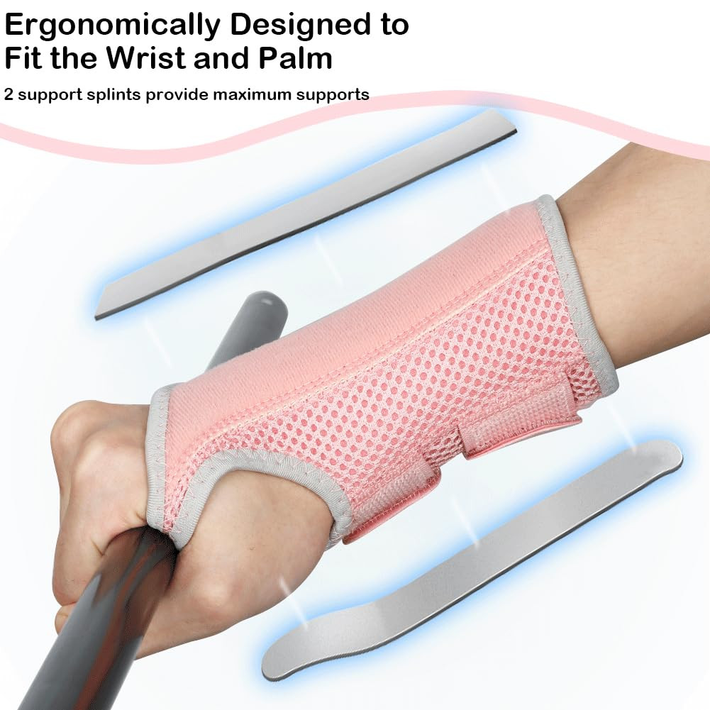 Nucamper Wrist Brace for Carpal Tunnel Relief, Adjustable Wrist Support Splint H