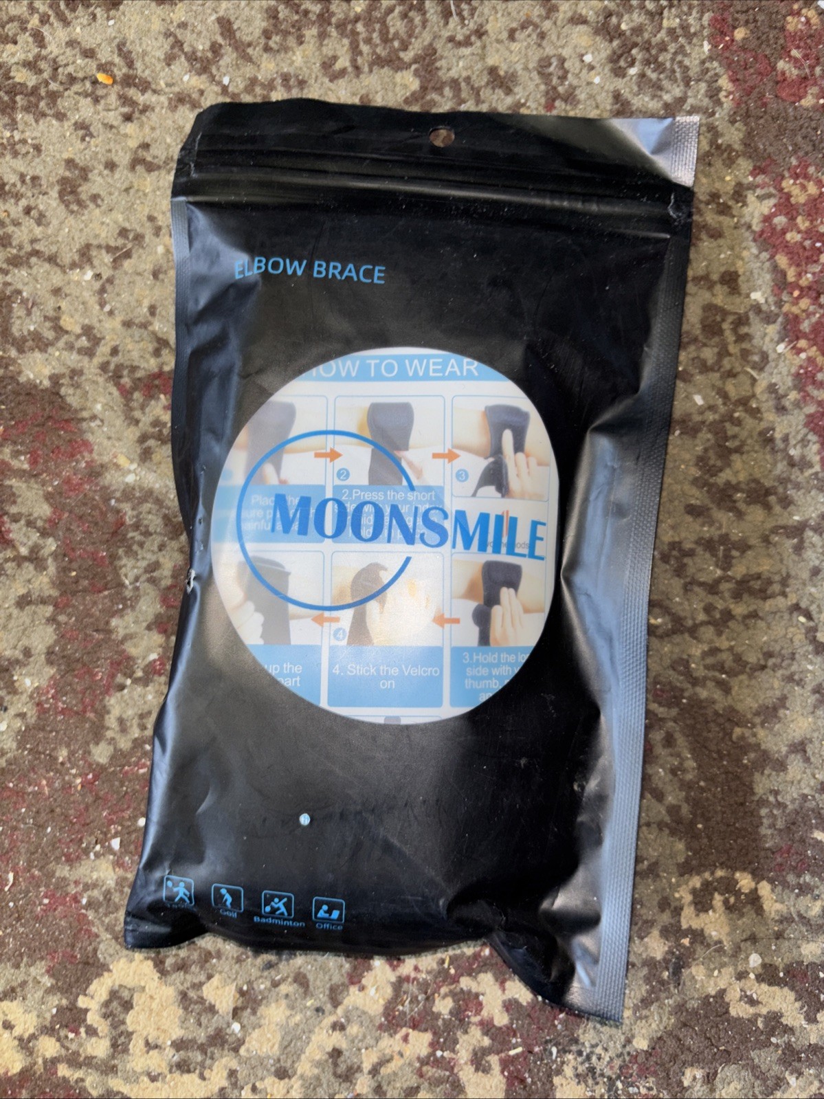 MOONSMILE Tennis Elbow Braces for Tendonitis Golfers Elbow