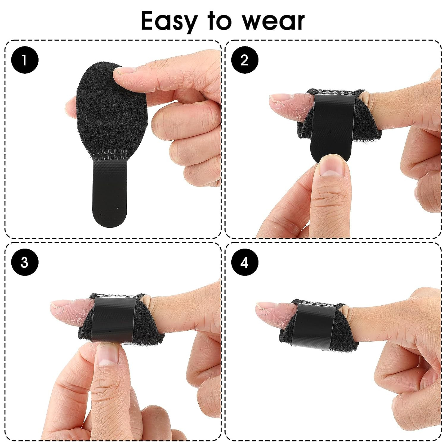 5 Pcs Trigger Finger Splint Brace for Thumb Finger Support Straightening Aid new