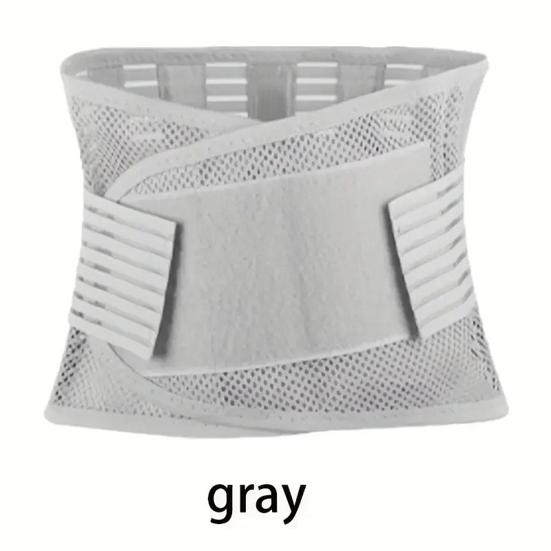 Lower Back Support Brace Lumbar Waist Belt Double Pull Breathable Belt Men Women