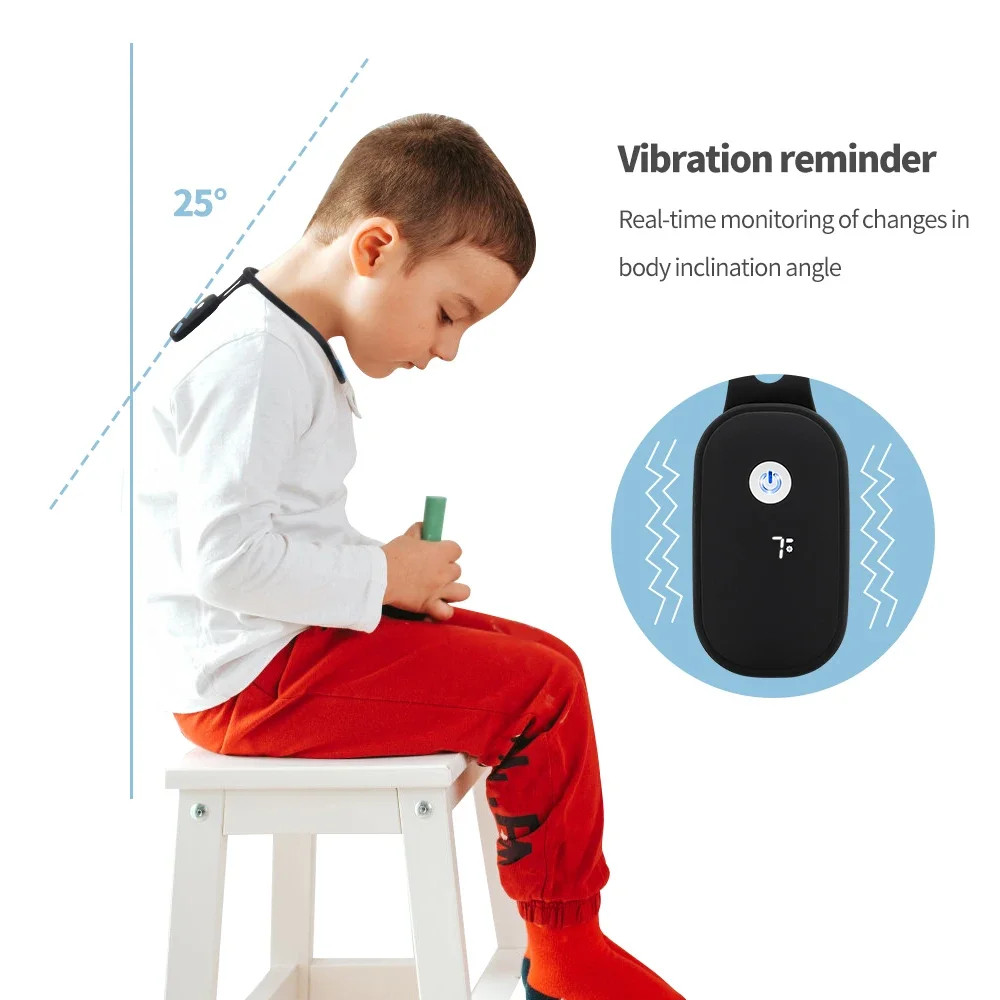 Smart Posture Corrector Trainer Device Real-Time Back Neck Hump Corrector