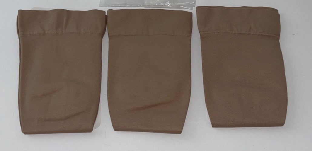 Lot of Ames Walker 20-30 mmHg Closed Toe Compression Medical Knee High XL Beige