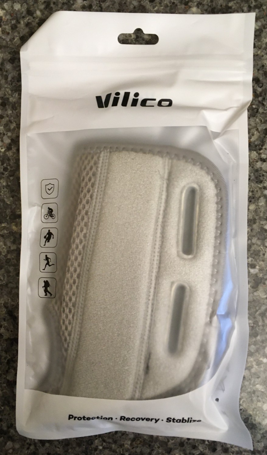 1 NEW VILICO Gray Left Hand Wrist Braces Carpal Tunnel Pain