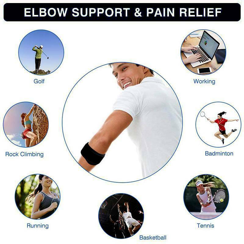 Elbow Brace Strap Tendinitis Golf Tennis Arthritis Pain Relief Pad Support
