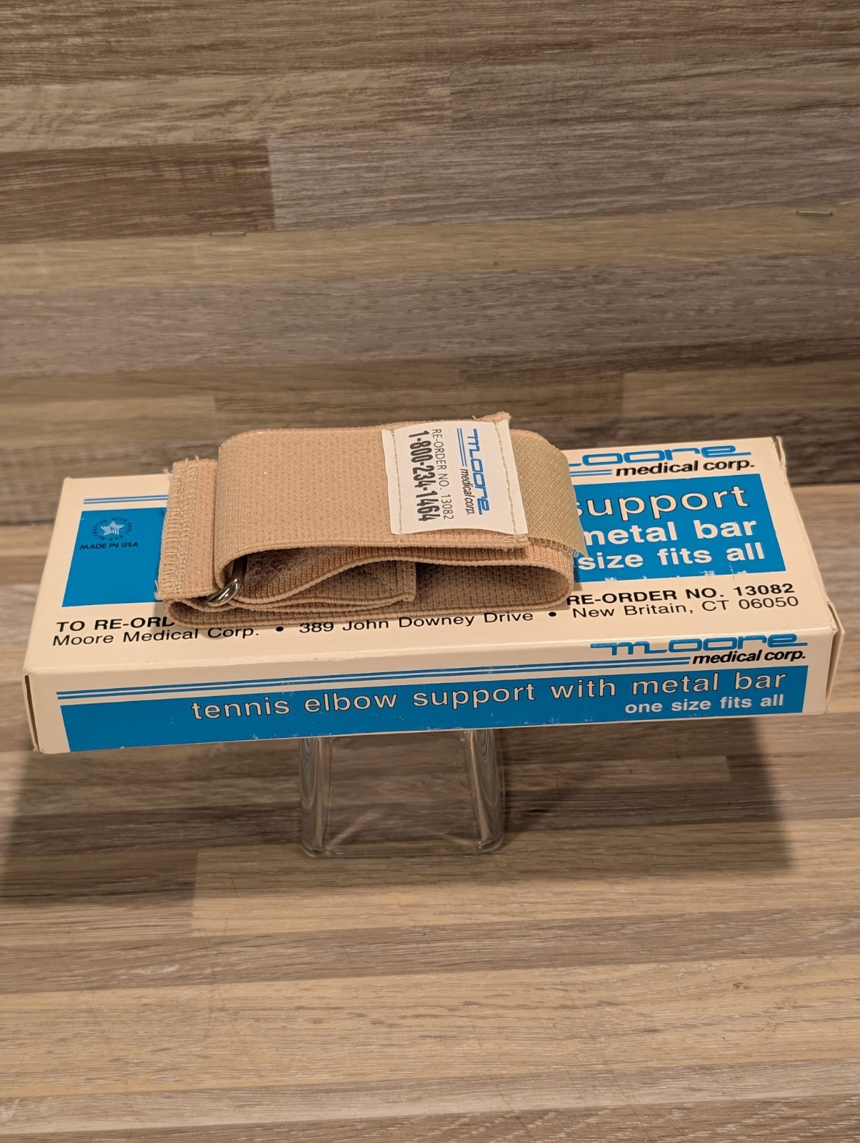 Vintage NOS Moore Medical TENNIS elbow Support Band- brand New In The Box