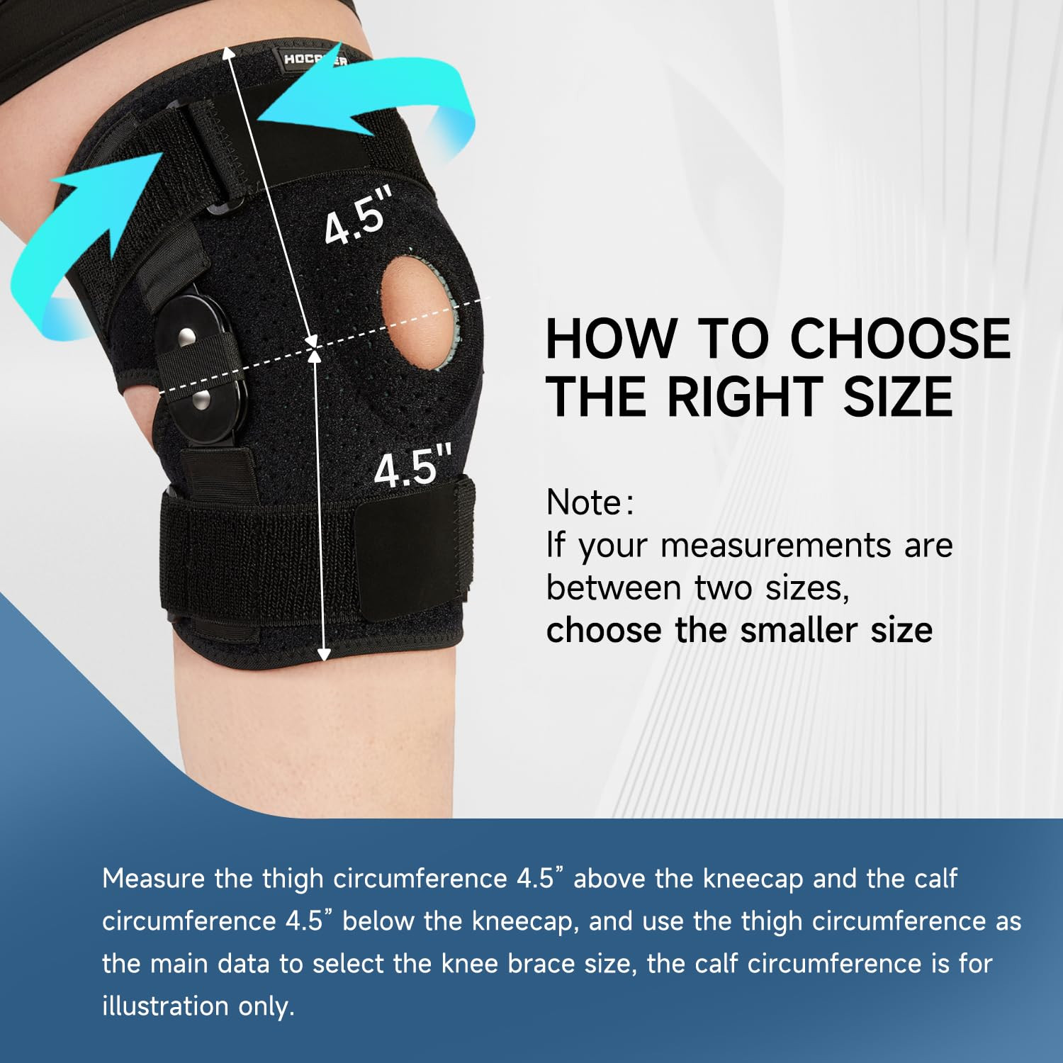 Plus Size Knee Brace Xl-8Xl,Stable Support of the Decompression Knee, Effecti…