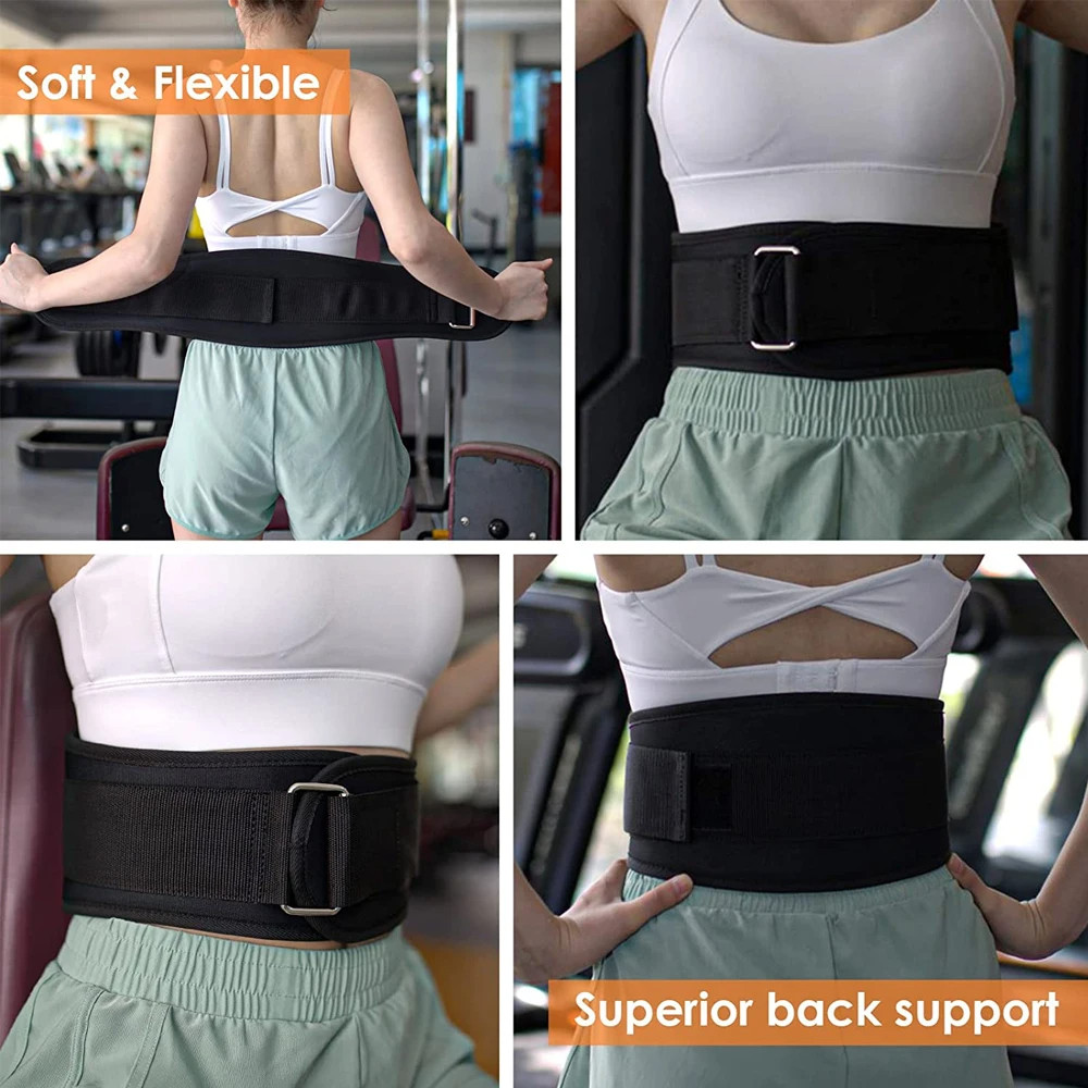 Adjustable Lumbar Support Lower Waist Back Belt Brace Pain Relief Women Men Gym