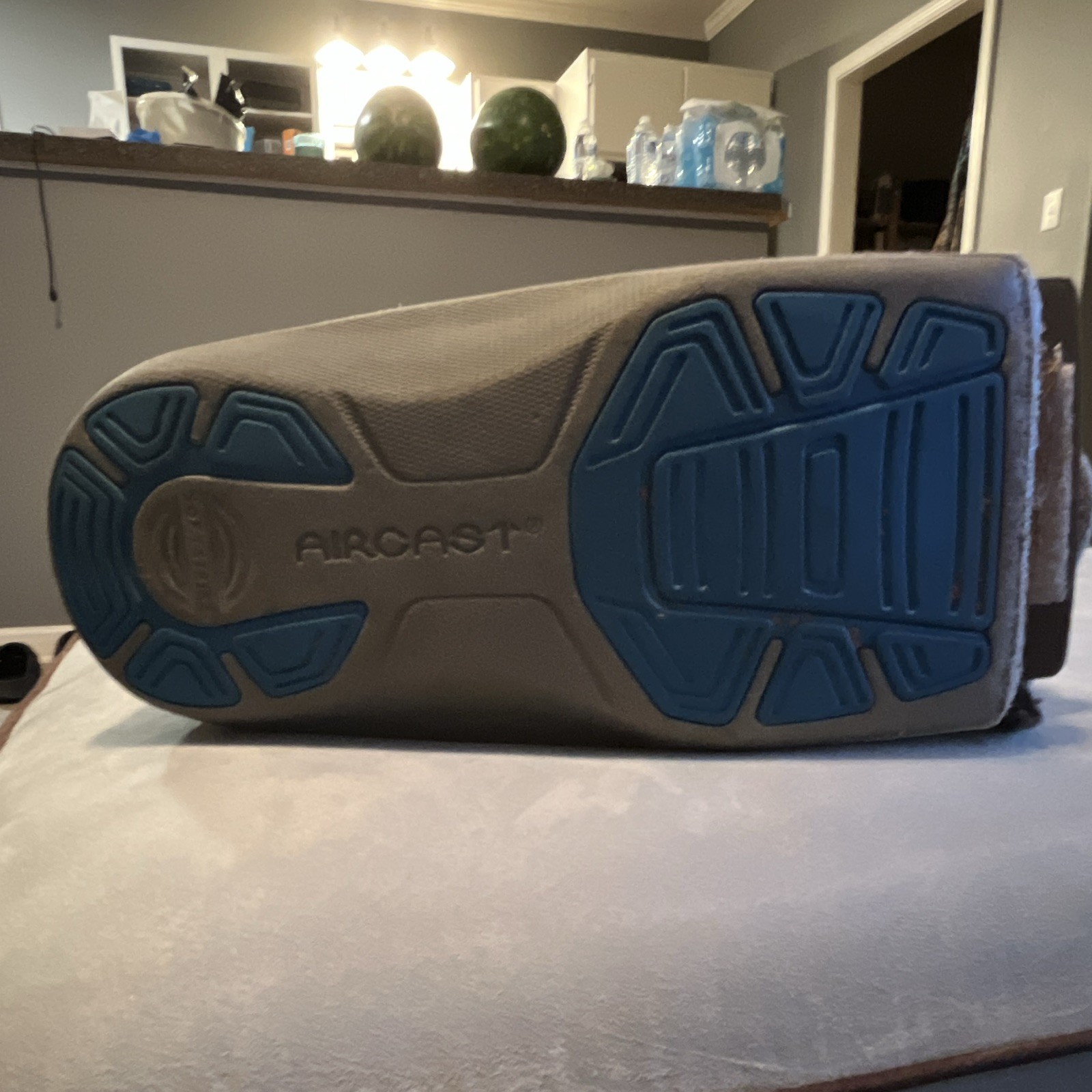 Aircast airbrace Size M Gray/Blue Ankle/Foot Adjustable Stabilizing