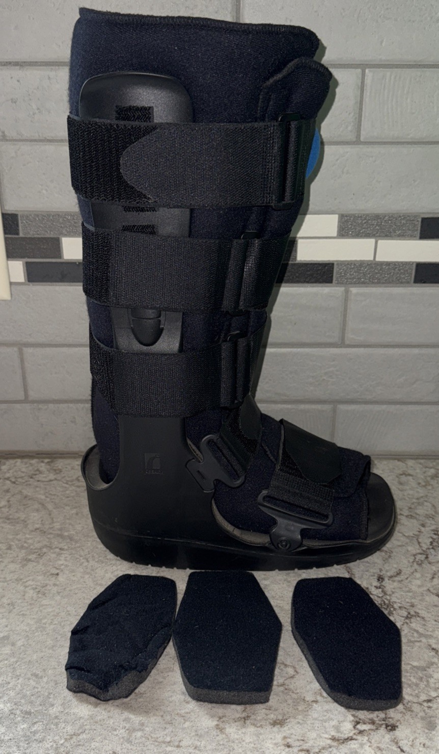 Ossur Rebound Air Walker High Compression Right Walking Boot Ankle Small ? Read