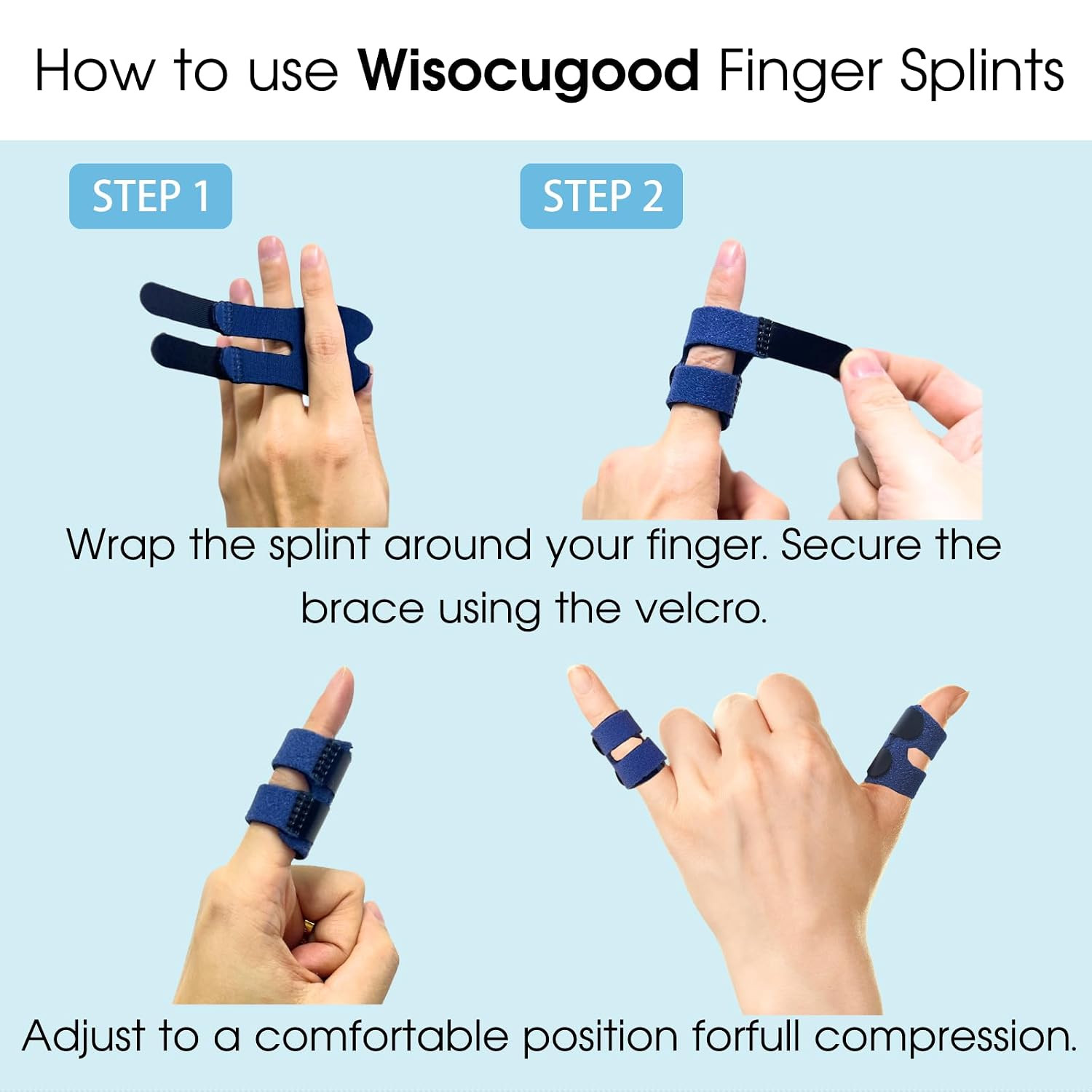 4Pcs Color Thumb Finger Splint, Trigger Finger Splints, Finger Brace,Injured …
